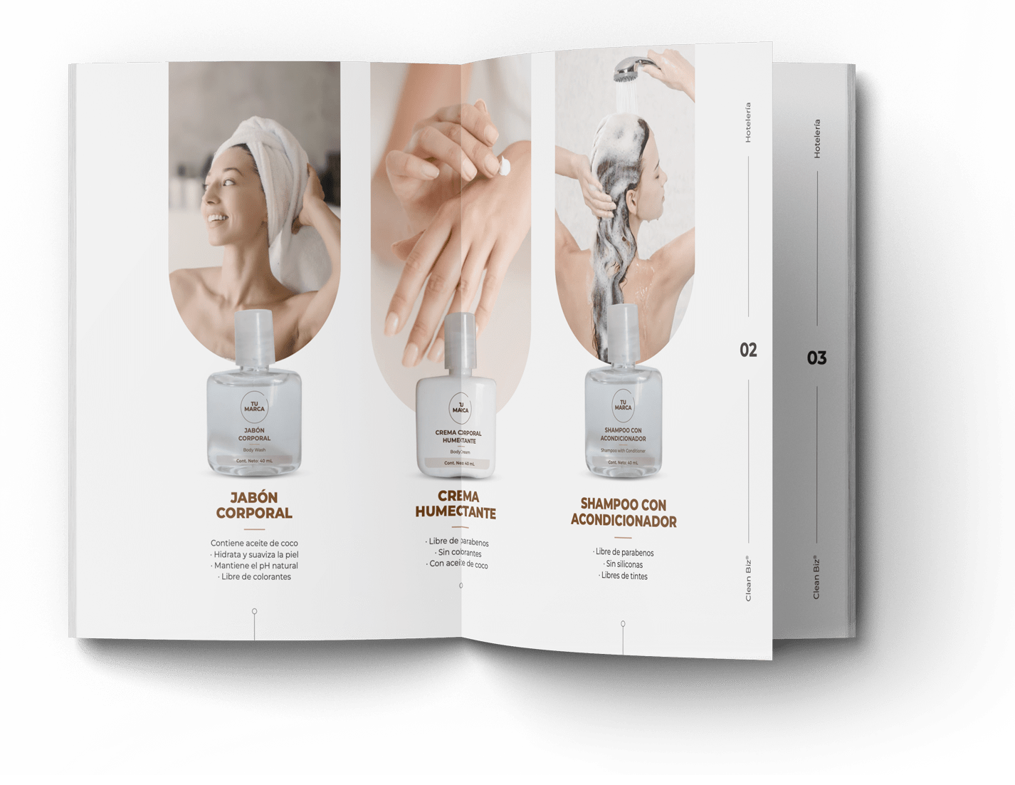 clean biz brochure dual diseño